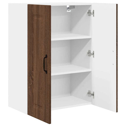 Keukenkast aan de muur Bruin Eiken 60 x 31 x 80 cm Bewerkt hout
