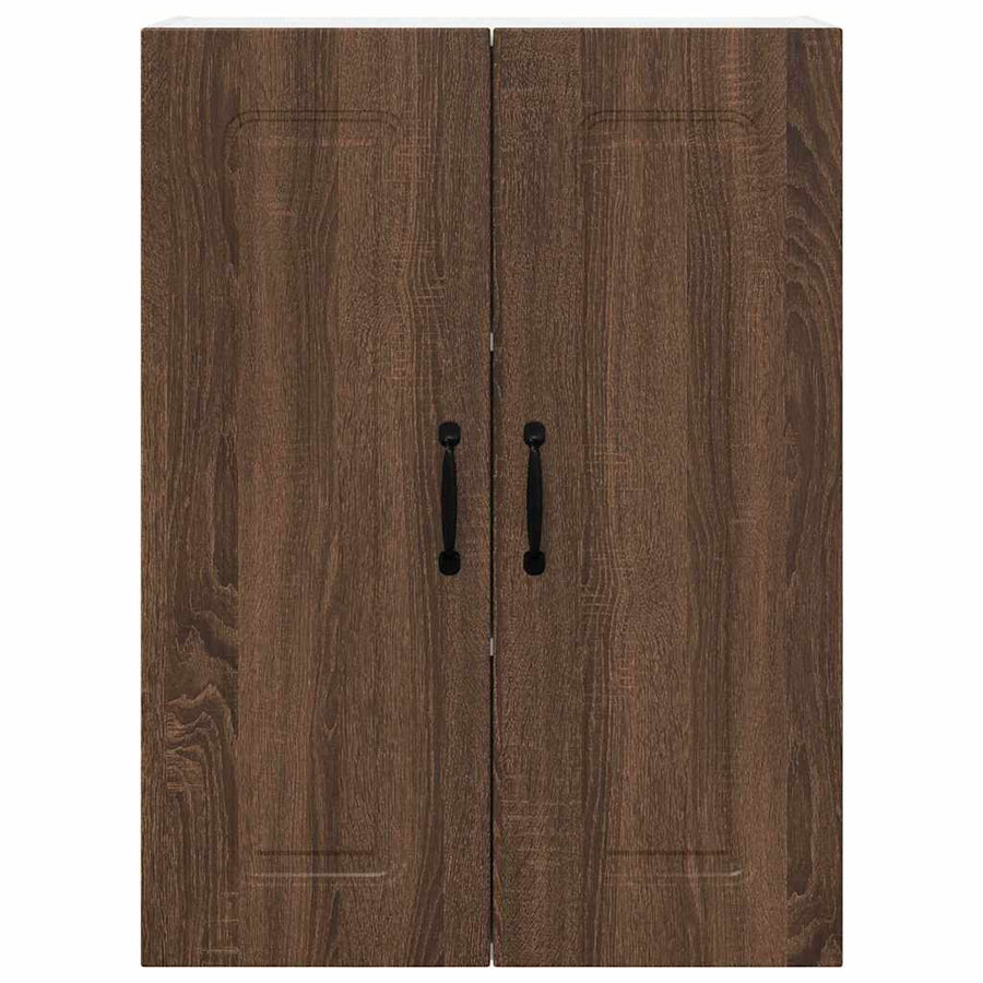 Keukenkast aan de muur Bruin Eiken 60 x 31 x 80 cm Bewerkt hout