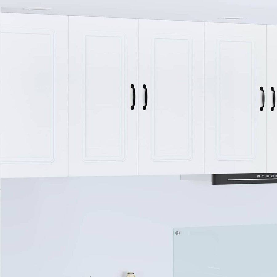 Keukenkast aan de muur Wit 80 x 31 x 80 cm Bewerkt hout