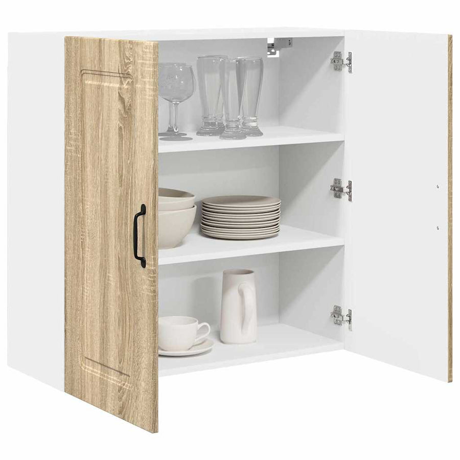 Keukenkast aan de muur met plank Sonoma Eiken 80 x 31 x 80 cm