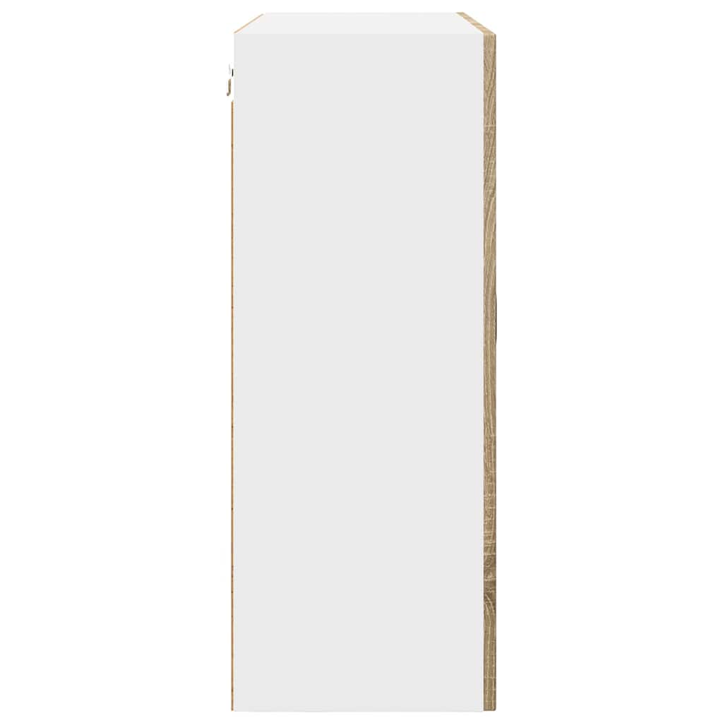 Keukenkast aan de muur met plank Sonoma Eiken 80 x 31 x 80 cm