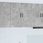 Keukenkast beton grijs 80x31x80 cm bewerkt hout