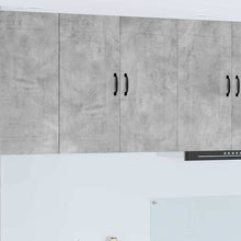 Keukenkast aan de muur Beton Grijs 80 x 31 x 80 cm Bewerkt hout