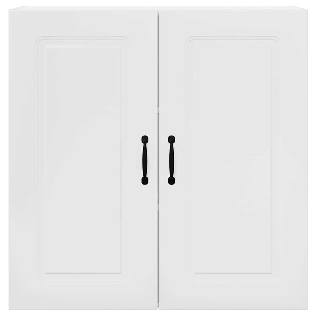 Keukenkast aan de muur met plank Hoogglans wit 80 x 31 x 80 cm