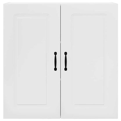 Keukenkast aan de muur met plank Hoogglans wit 80 x 31 x 80 cm