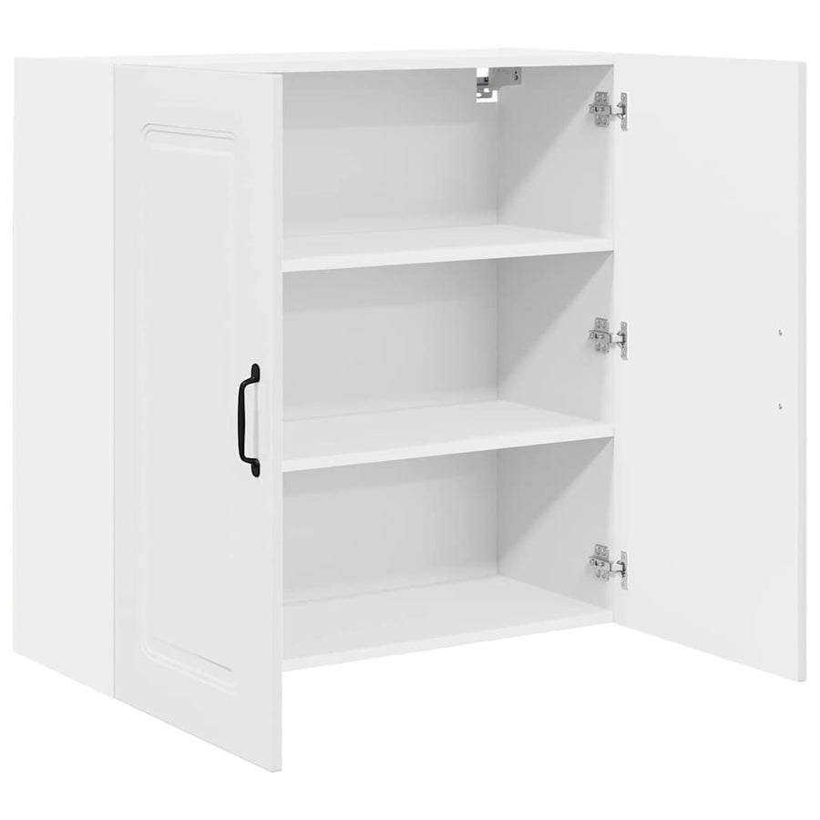 Keukenkast aan de muur met plank Hoogglans wit 80 x 31 x 80 cm