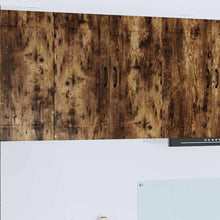 Keukenkast aan de muur met plank Gerookt eiken 80 x 31 x 80 cm