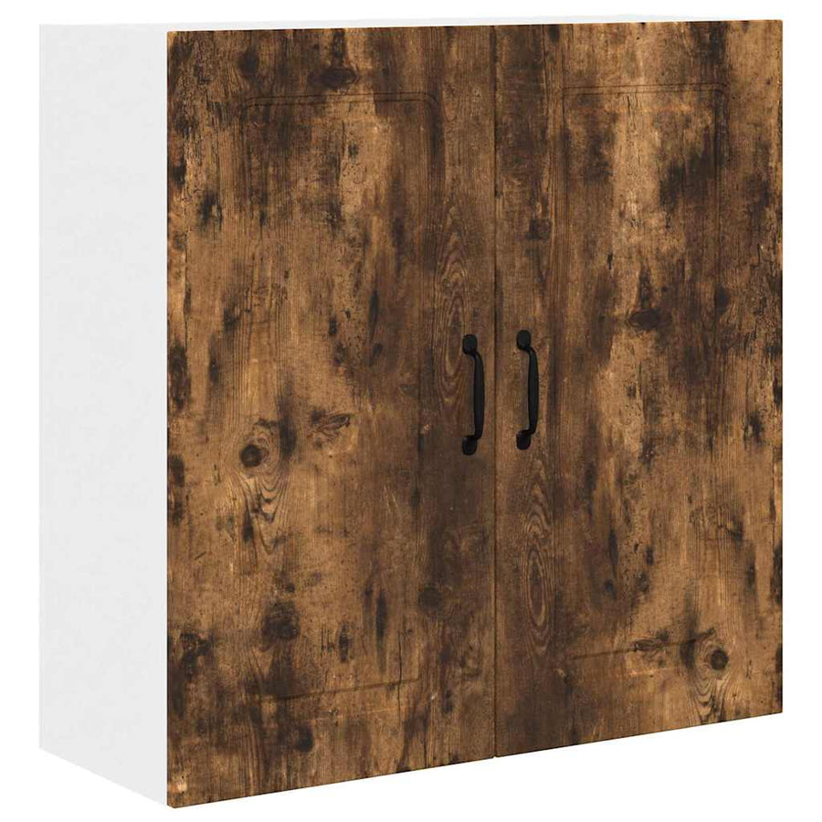 Keukenkast aan de muur met plank Gerookt eiken 80 x 31 x 80 cm