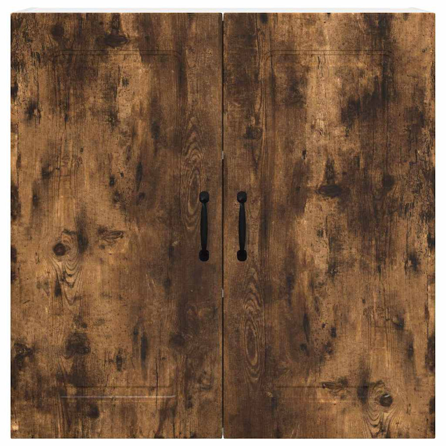 Keukenkast aan de muur met plank Gerookt eiken 80 x 31 x 80 cm