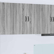 Keukenkast 80x31x80 cm grijs sonoma bewerkt hout