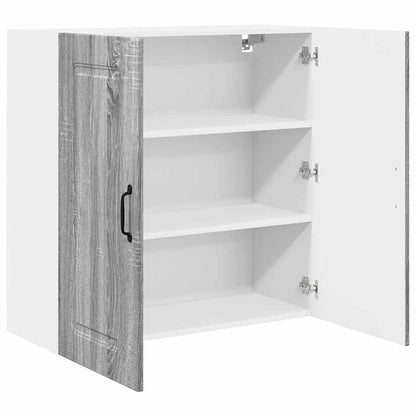 Keukenkast aan de muur met plank Grijs Sonoma 80 x 31 x 80 cm