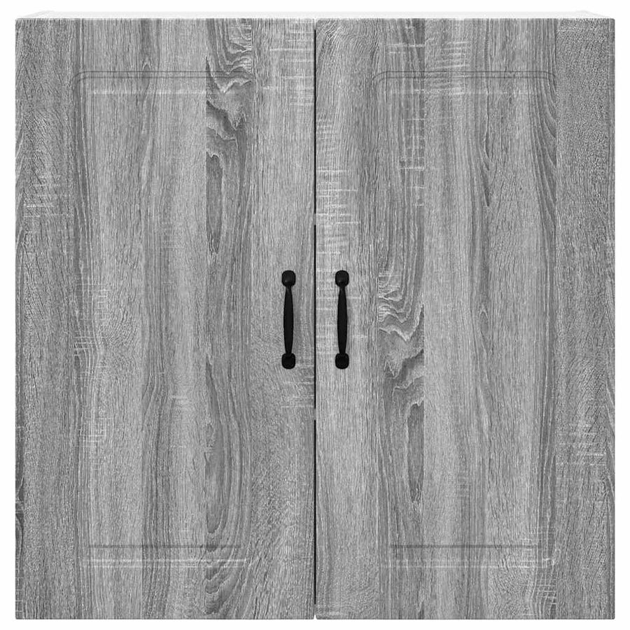 Keukenkast aan de muur met plank Grijs Sonoma 80 x 31 x 80 cm