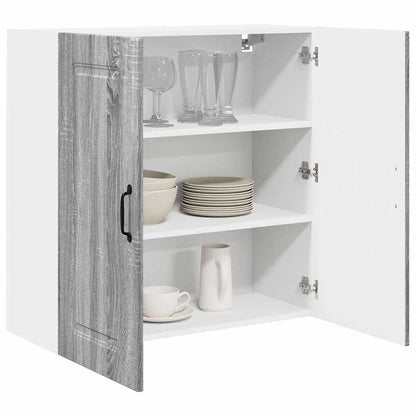 Keukenkast aan de muur met plank Grijs Sonoma 80 x 31 x 80 cm