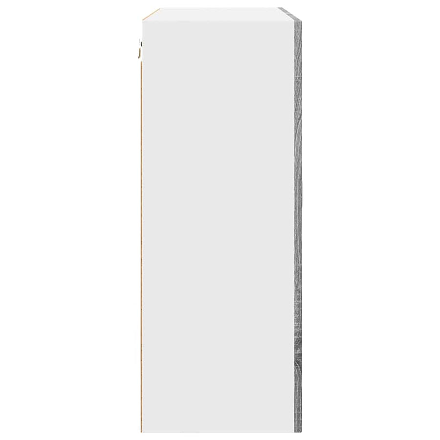 Keukenkast aan de muur met plank Grijs Sonoma 80 x 31 x 80 cm
