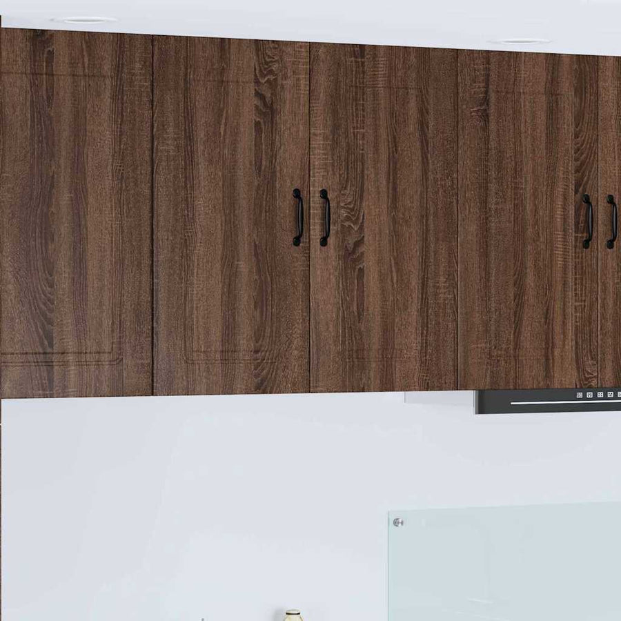 Keukenkast aan de muur Bruin Eiken 80 x 31 x 80 cm Bewerkt hout