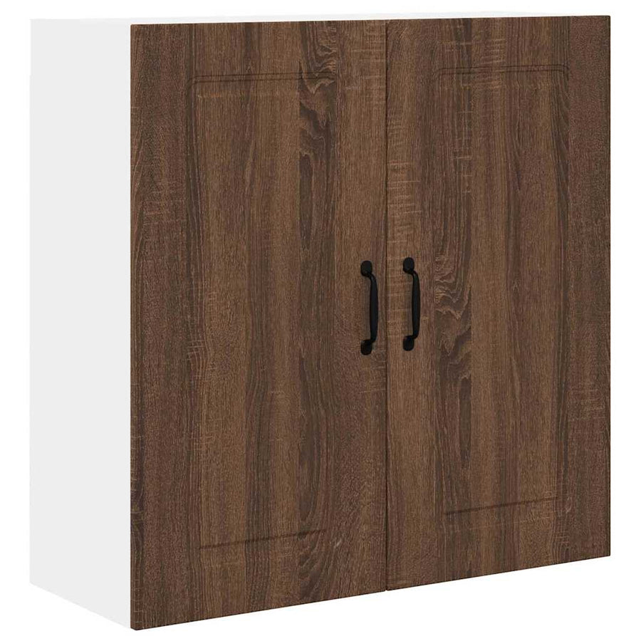 Keukenkast aan de muur Bruin Eiken 80 x 31 x 80 cm Bewerkt hout
