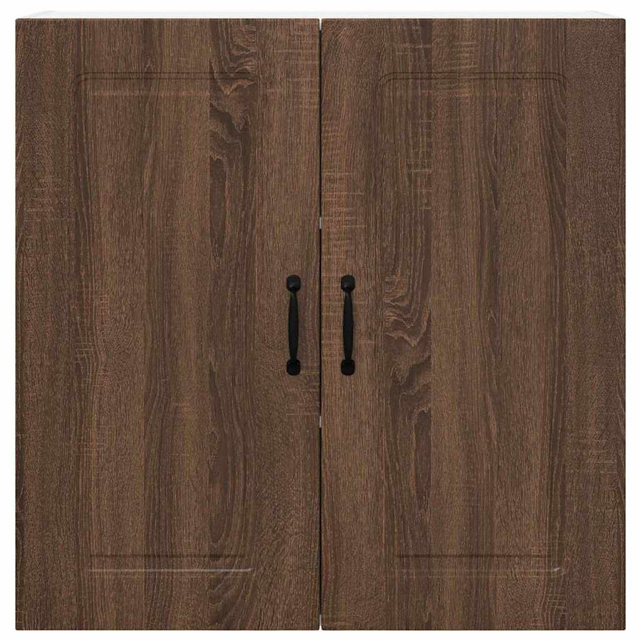 Keukenkast aan de muur Bruin Eiken 80 x 31 x 80 cm Bewerkt hout