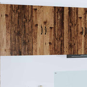 Keukenkast 80x31x80 cm oud hout bewerkt hout