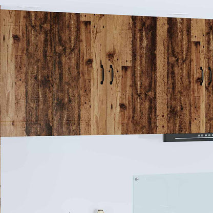 Keukenkast aan de muur Oud Hout 80 x 31 x 80 cm Bewerkt hout