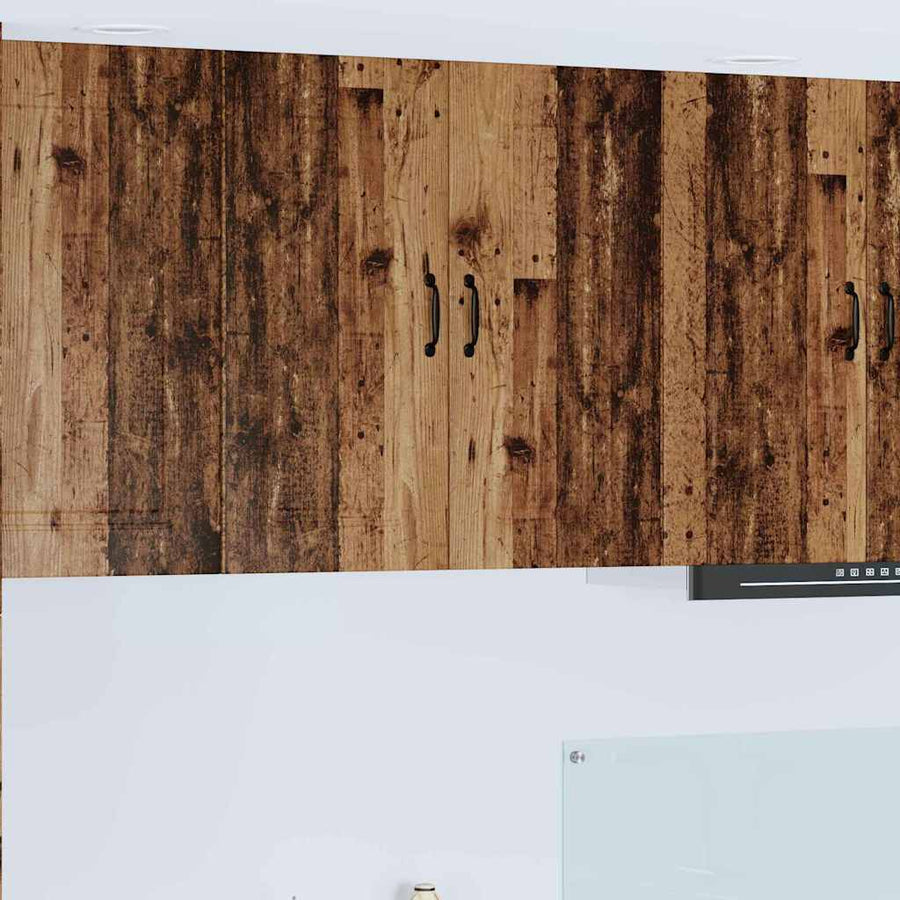 Keukenkast aan de muur Oud Hout 80 x 31 x 80 cm Bewerkt hout