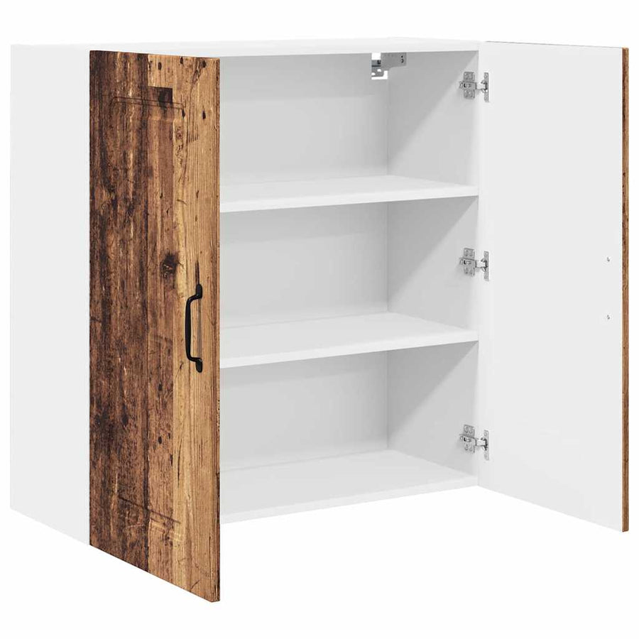 Keukenkast aan de muur Oud Hout 80 x 31 x 80 cm Bewerkt hout