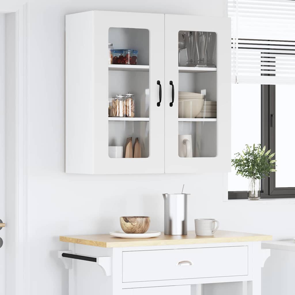Keukenkast aan de muur Wit 80 x 31 x 80 cm Bewerkt hout