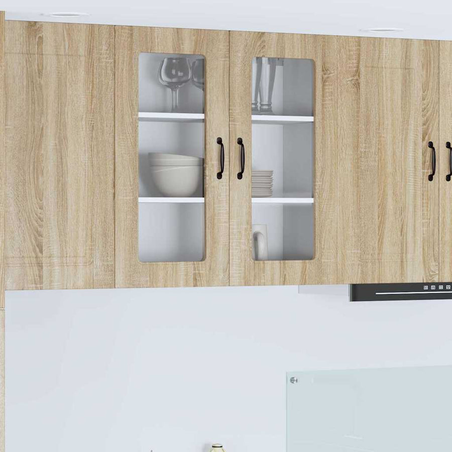 Keukenkast aan de muur met plank Sonoma Eiken 80 x 31 x 80 cm