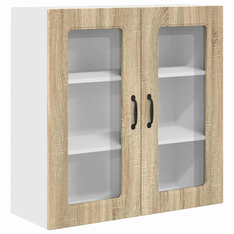 Keukenkast aan de muur met plank Sonoma Eiken 80 x 31 x 80 cm
