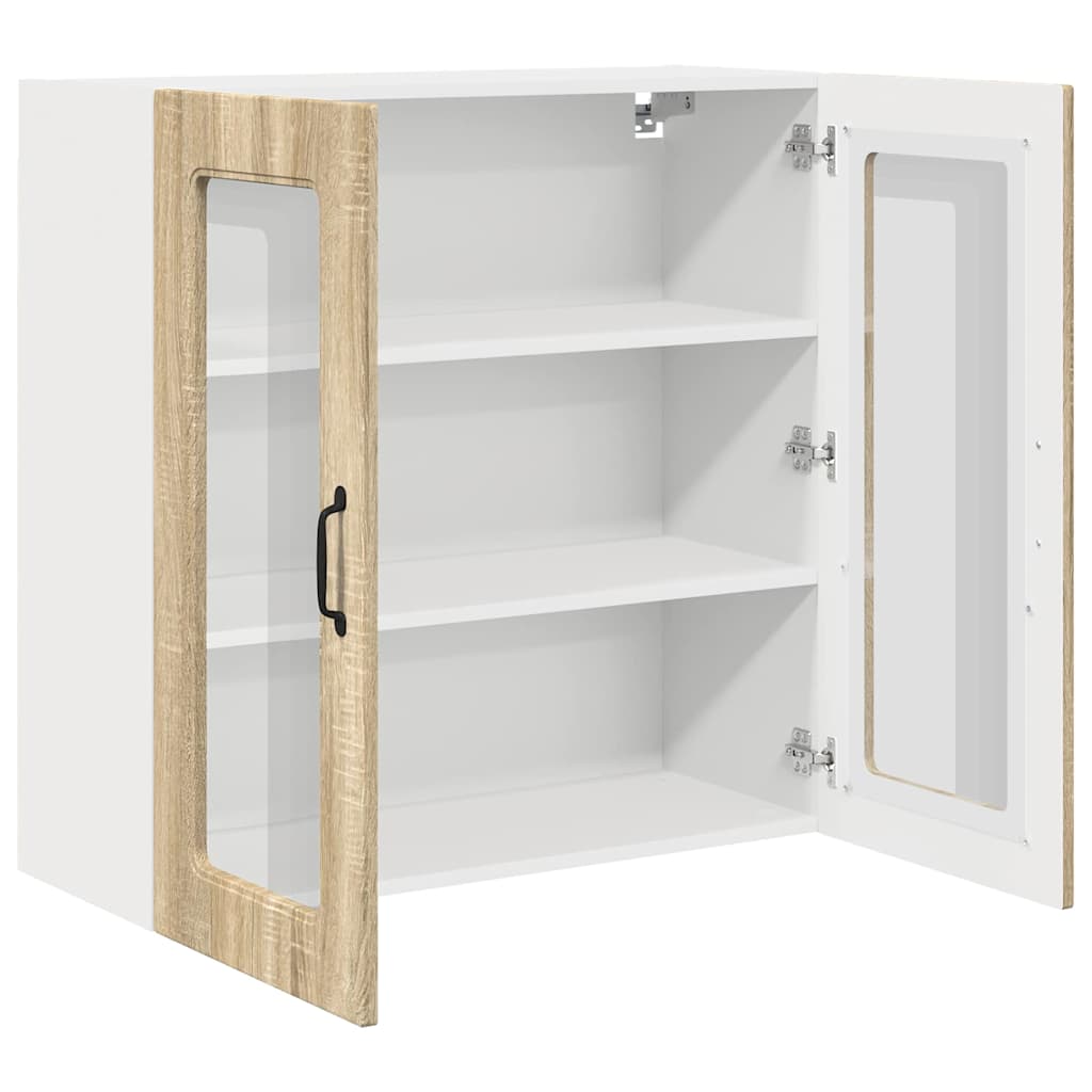 Keukenkast aan de muur met plank Sonoma Eiken 80 x 31 x 80 cm