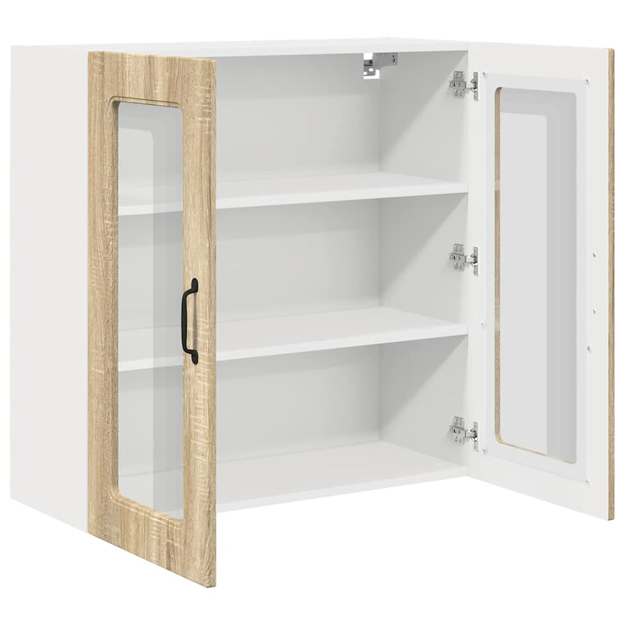 Keukenkast aan de muur met plank Sonoma Eiken 80 x 31 x 80 cm