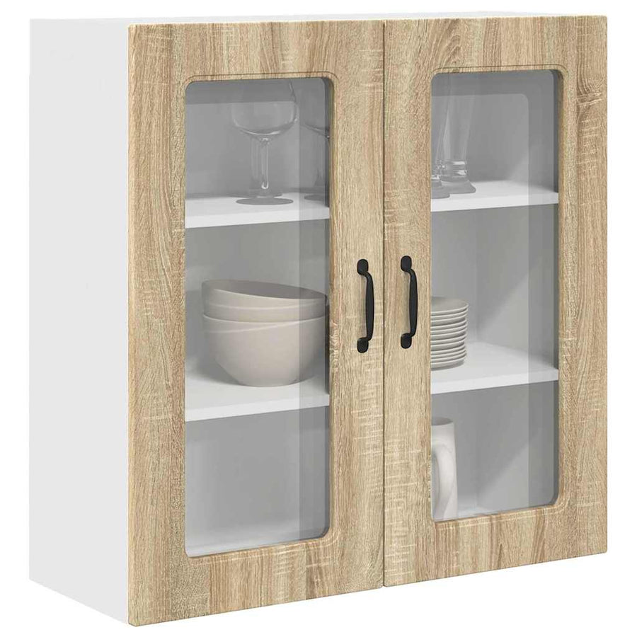 Keukenkast aan de muur met plank Sonoma Eiken 80 x 31 x 80 cm