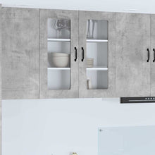Keukenkast aan de muur Beton Grijs 80 x 31 x 80 cm Bewerkt hout