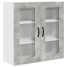 Keukenkast aan de muur Beton Grijs 80 x 31 x 80 cm Bewerkt hout