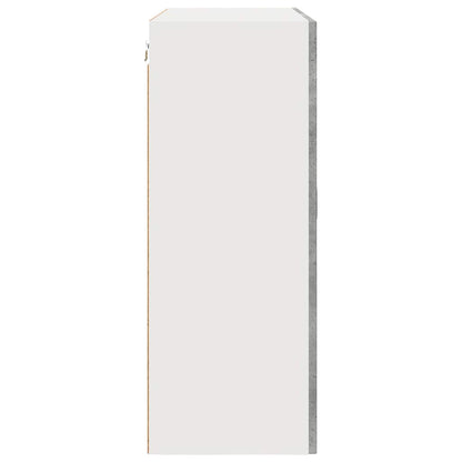 Keukenkast aan de muur Beton Grijs 80 x 31 x 80 cm Bewerkt hout