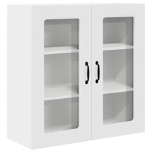 Keukenkast aan de muur met plank Hoogglans wit 80 x 31 x 80 cm