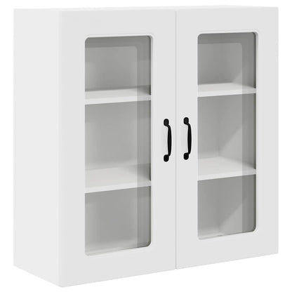 Keukenkast aan de muur met plank Hoogglans wit 80 x 31 x 80 cm