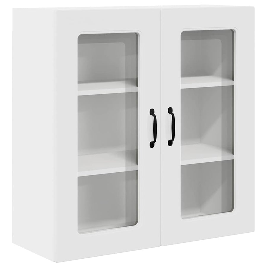 Keukenkast aan de muur met plank Hoogglans wit 80 x 31 x 80 cm