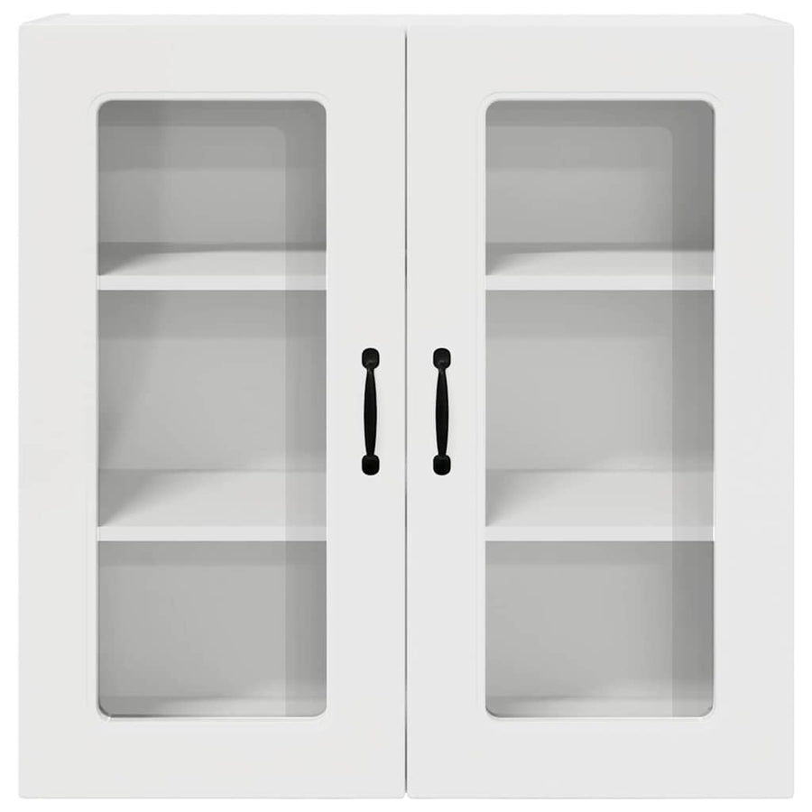 Keukenkast aan de muur met plank Hoogglans wit 80 x 31 x 80 cm