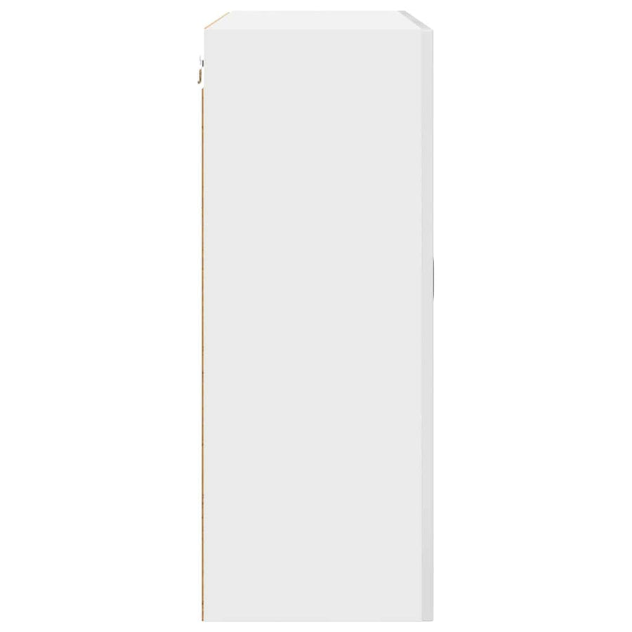 Keukenkast aan de muur met plank Hoogglans wit 80 x 31 x 80 cm