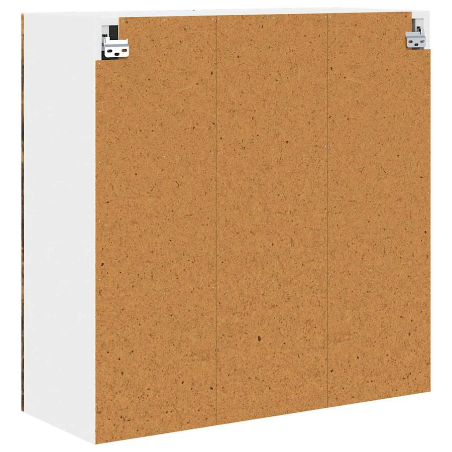 Keukenkast aan de muur met plank Gerookt eiken 80 x 31 x 80 cm
