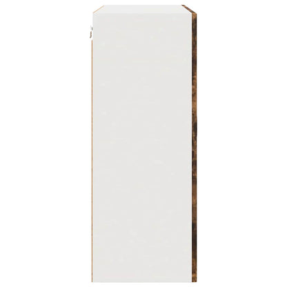 Keukenkast aan de muur met plank Gerookt eiken 80 x 31 x 80 cm