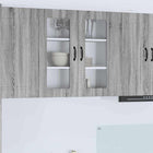 Keukenkast wandmontage 80x31x80 cm grijs