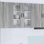 Keukenkast wandmontage 80x31x80 cm grijs