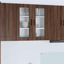 Keukenkast aan de muur Bruin Eiken 80 x 31 x 80 cm Bewerkt hout