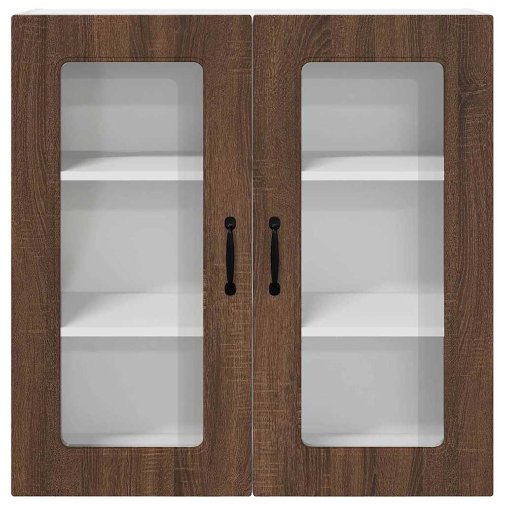 Keukenkast aan de muur Bruin Eiken 80 x 31 x 80 cm Bewerkt hout