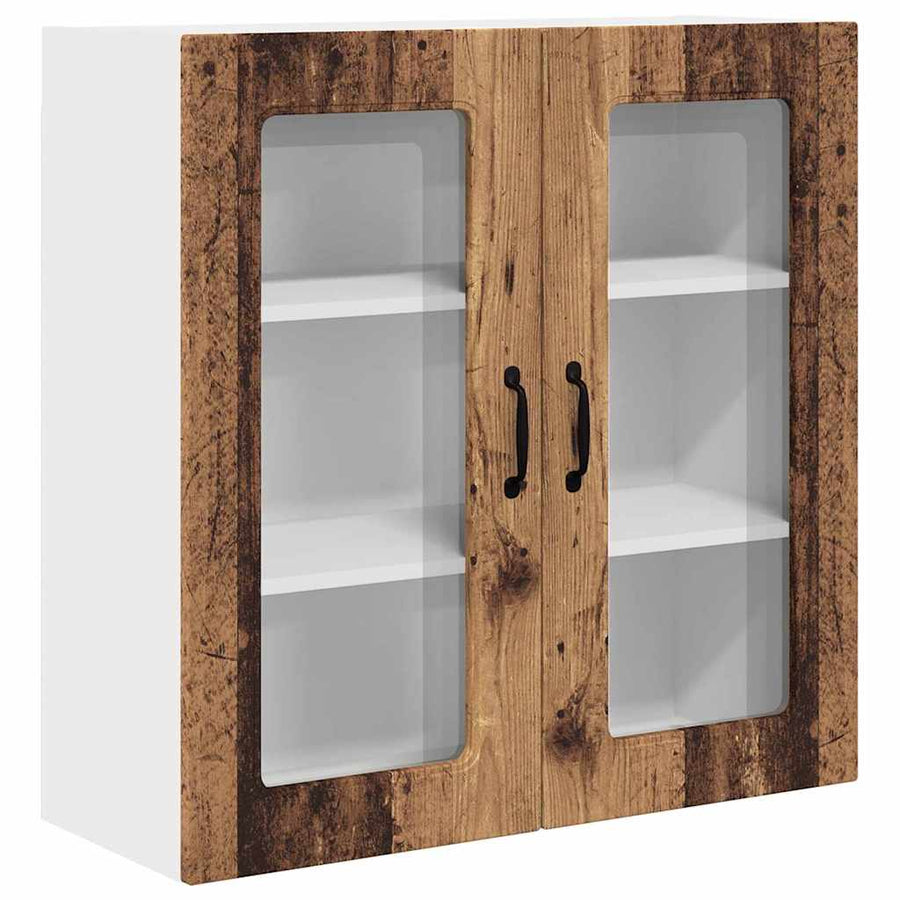 Keukenkast aan de muur Oud Hout 80 x 31 x 80 cm Bewerkt hout