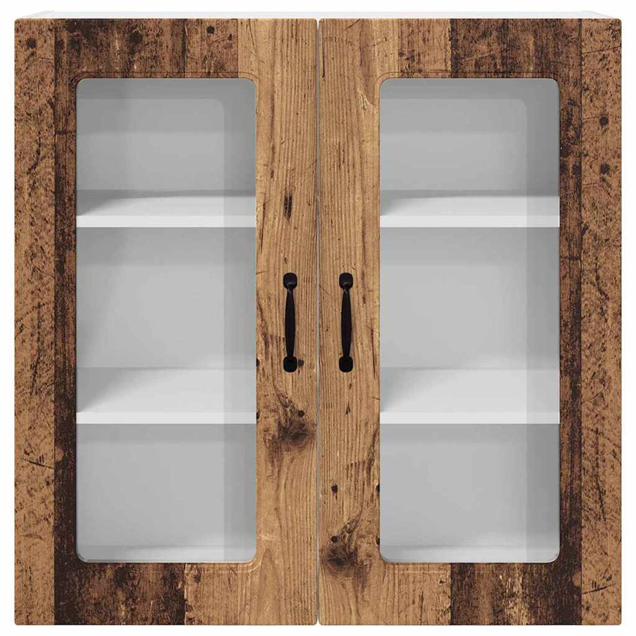 Keukenkast aan de muur Oud Hout 80 x 31 x 80 cm Bewerkt hout