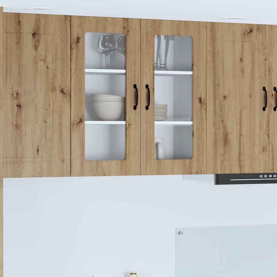 Keukenkast aan de muur met plank Artisan Eiken 80 x 31 x 80 cm