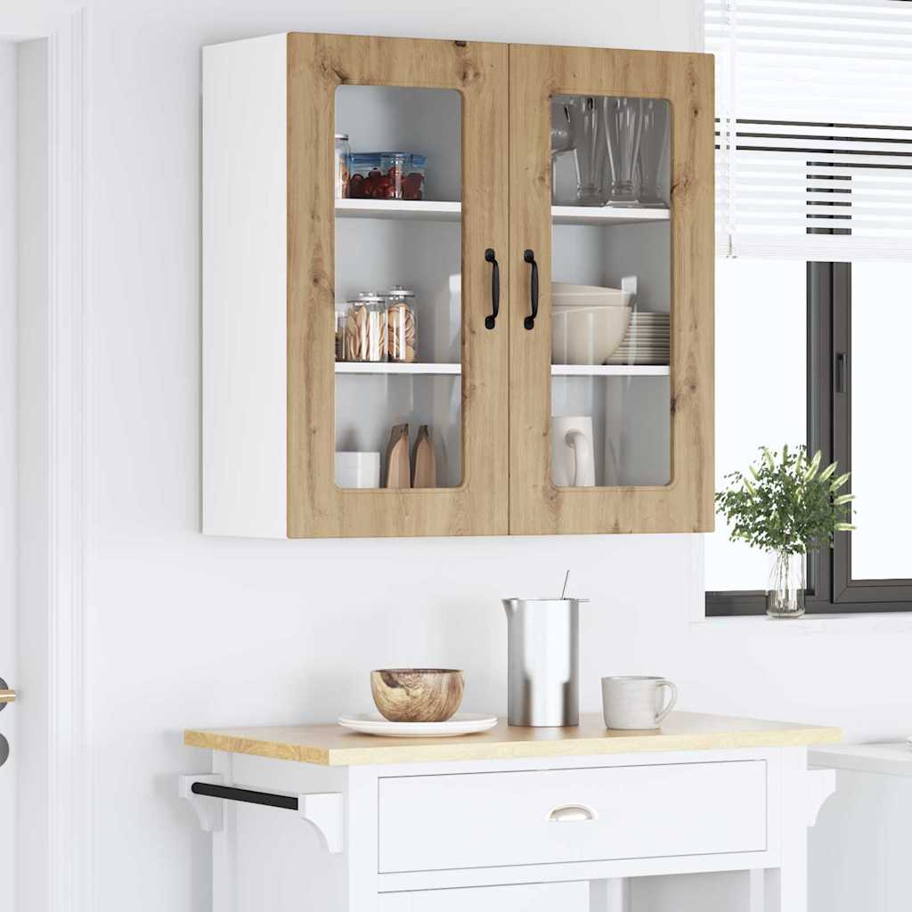 Keukenkast aan de muur met plank Artisan Eiken 80 x 31 x 80 cm