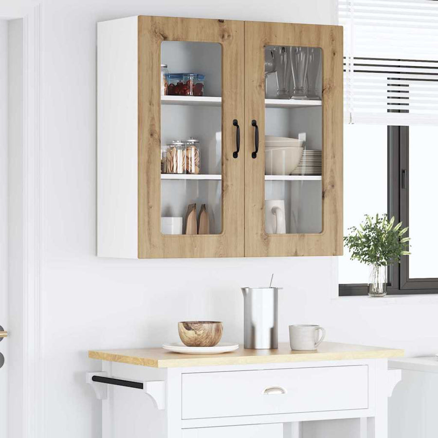 Keukenkast aan de muur met plank Artisan Eiken 80 x 31 x 80 cm